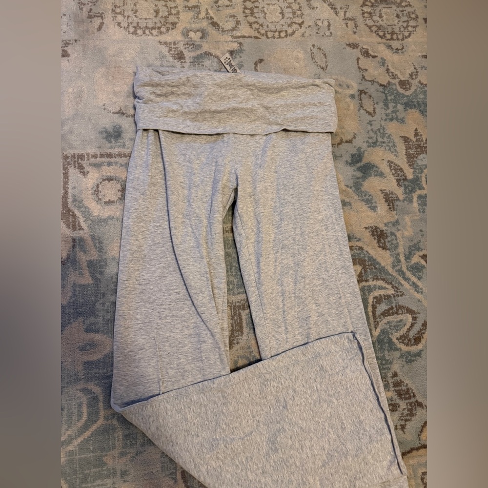SKIMS Light Gray Fold Over Lounge Pants